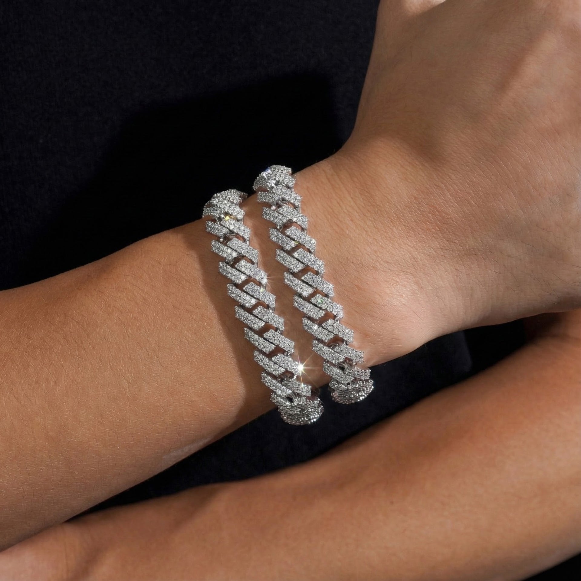 6mm Moissanite Cuban Bracelet – VVS Shine